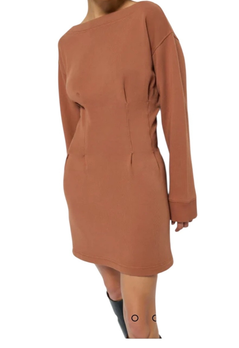 Nation Ltd Ronni sweatshirt Dress brown size Medium M